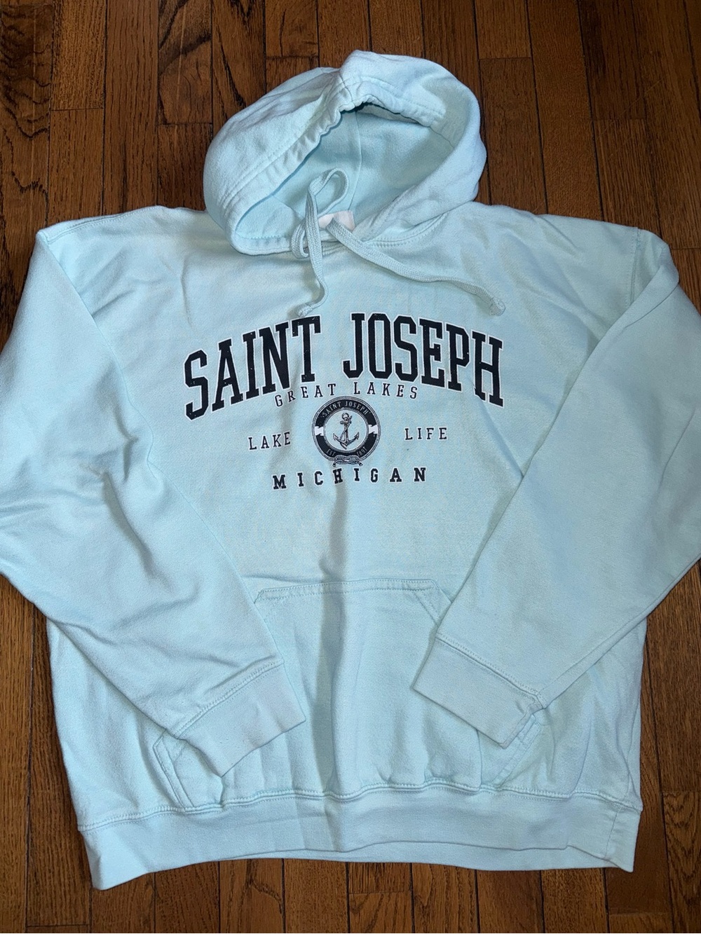 Saint Joseph Michigan Hooded Sweatshirt - Light Blue